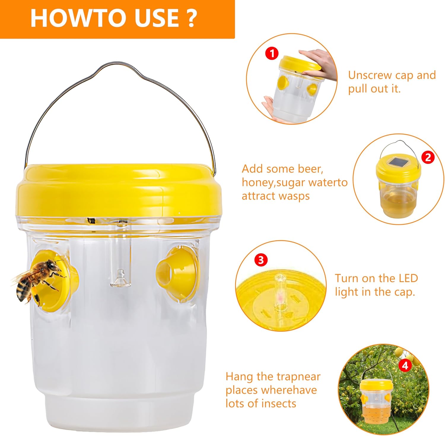 Wasp trap how to use